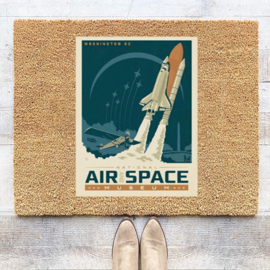 Discover National Air And Space Museum , Washington DC, Houseming Gifts Basket First , Office De Coir Doormats