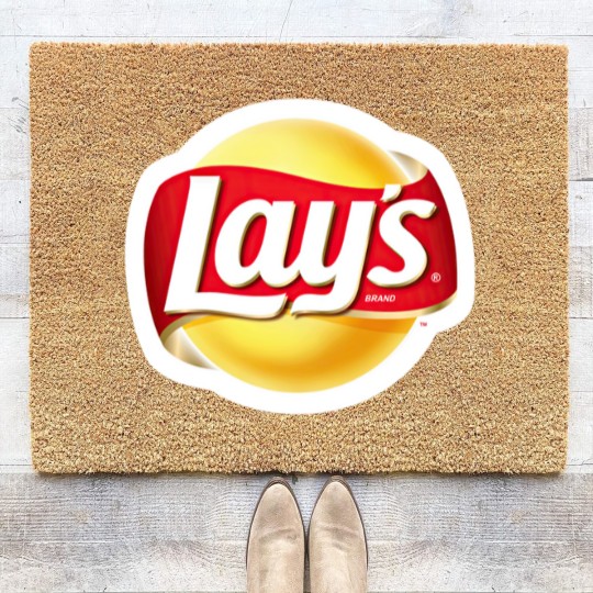 Discover Lays Logo Coir Doormats