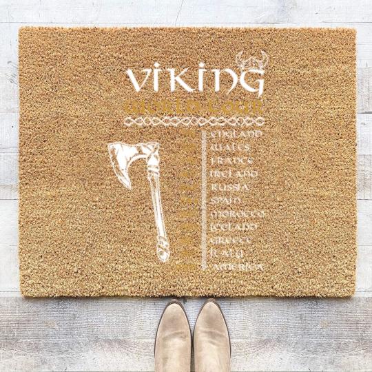 Discover Viking World Tour Coir Doormats