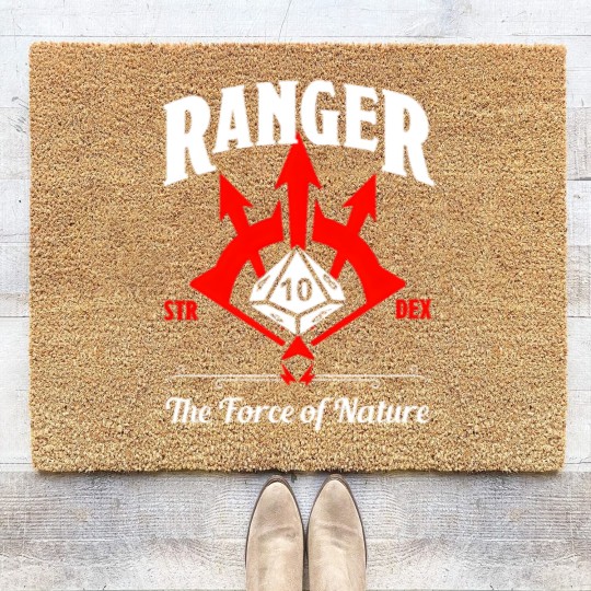 Discover D&D Character Class Ranger Coir Doormats