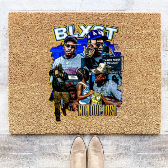 Discover BLXST 90s Vintage Bootleg Style Rap Coir Doormats