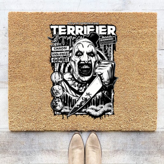 Discover Terrifier A Damien Leon Film Coir Doormats
