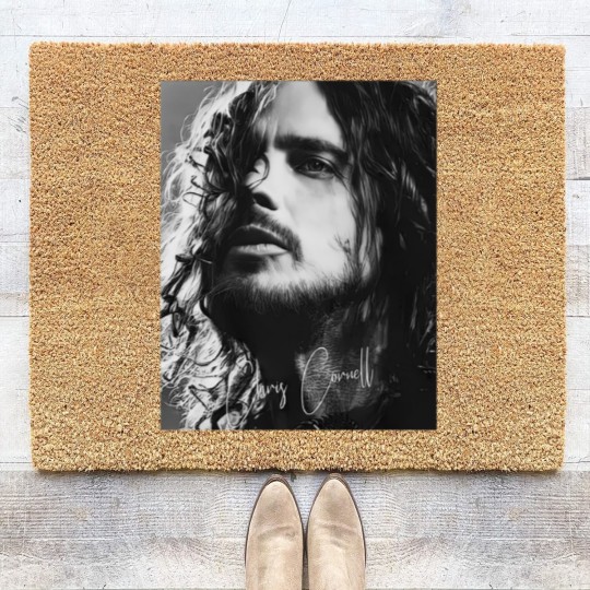 Discover Chris Cornell  Rock music Gift Coir Doormats