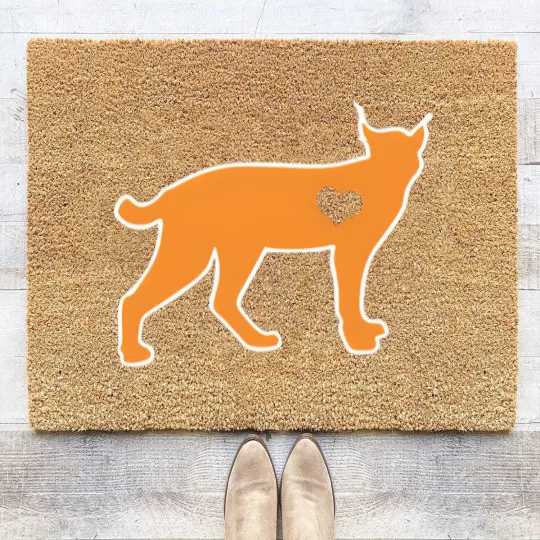 Discover Bobcat Heart Coir Doormats