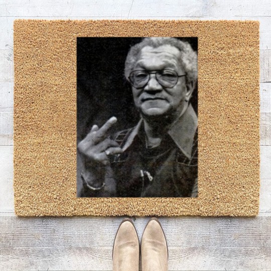 Discover Sanford And Son Redd Foxx Flipping The Bird Coir Doormats