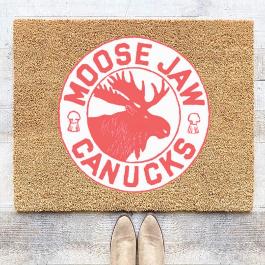 Discover Moose Jaw Canucks Hockey Coir Doormats