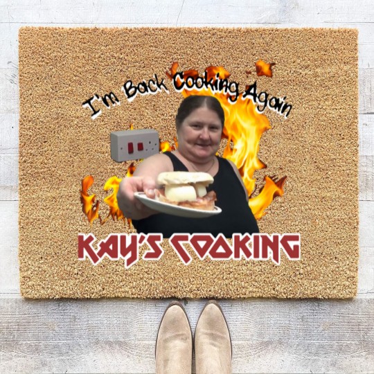 Discover Kay’s Cooking - I’m Back Cooking Again Coir Doormats