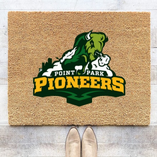 Discover Point Park Pioneers College Sport Team Coir Doormats