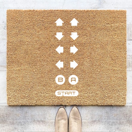 Discover Contra Code - Konami Code - Coir Doormats