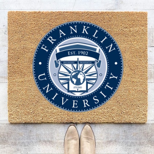 Discover Franklin University Established 1902 Coir Doormats