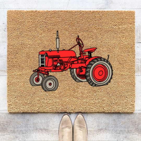 Discover Farmall Tractor Coir Doormats