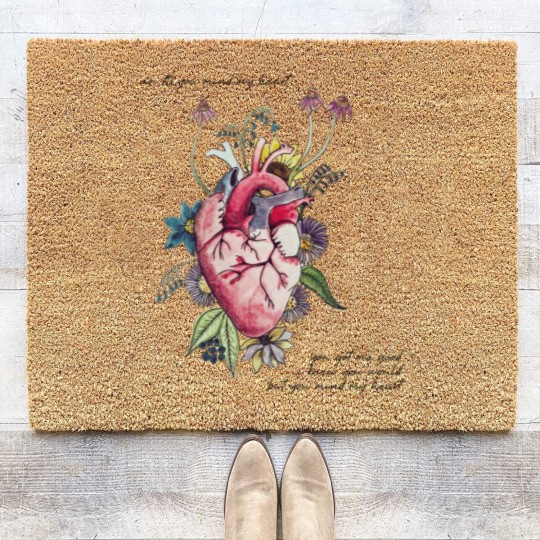 Discover Phoebe Bridgers Coir Doormats - You Missed My Heart - Stranger in the Alps