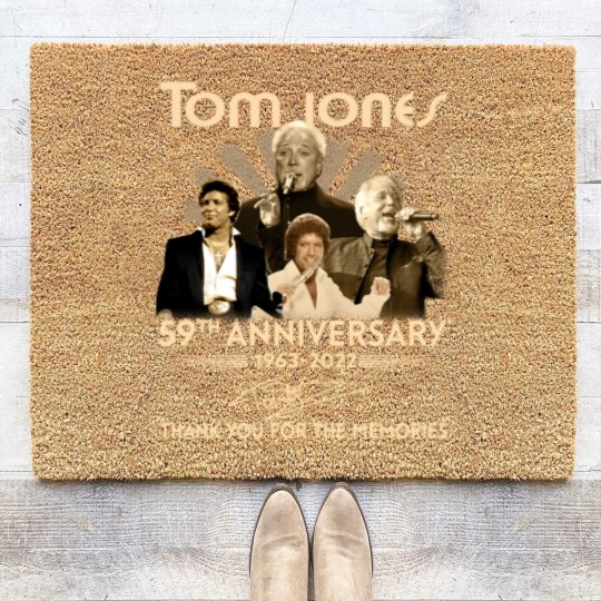 Discover Tom Jones 59th Anniversary Coir Doormats, Tom Jones Coir Doormats