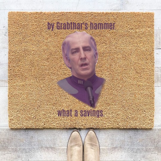 Discover Galaxy Quest - "What a Savings" Coir Doormats