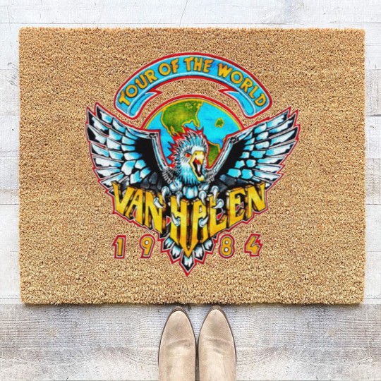 Discover VAN TOUR HALEN 1984 Coir Doormats