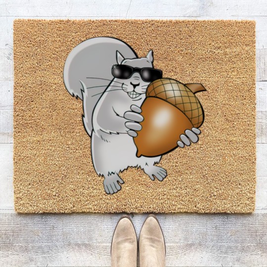 Discover blind squirrel Coir Doormats