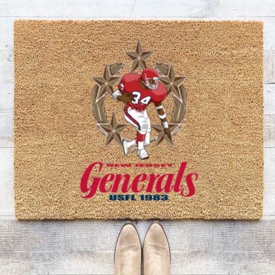Discover USFL football new jersey generals  design Arizonna Wranglers Coir Doormats