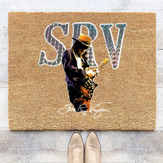 Discover Stevie Ray Vaughan legends never die Essential Coir Doormats