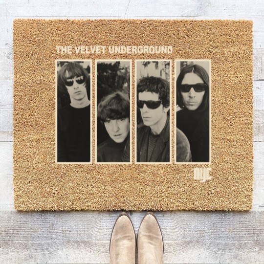 Discover The Velvet Underground Original Velvet Underground Coir Doormats