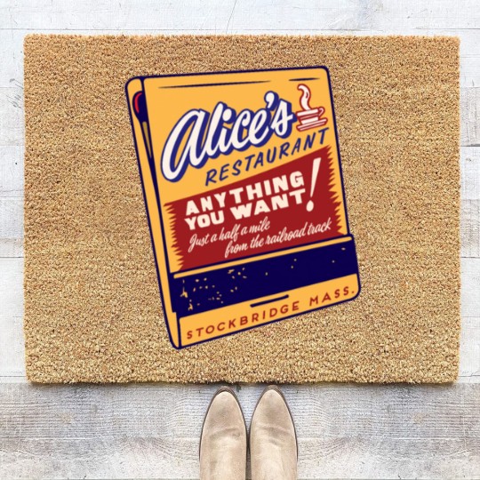 Discover alice's restaurant Coir Doormats