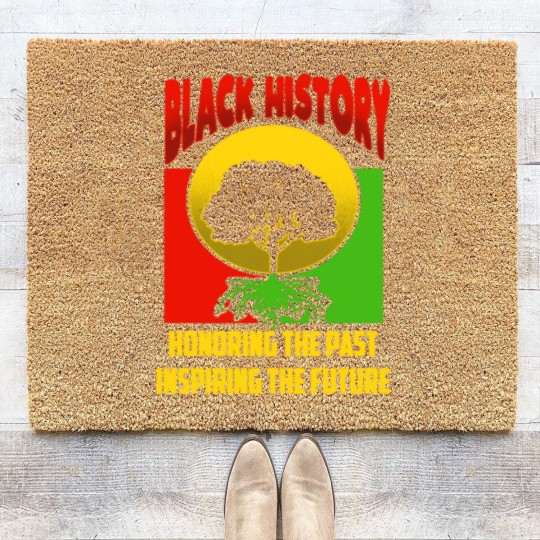 Discover Black History Coir Doormats