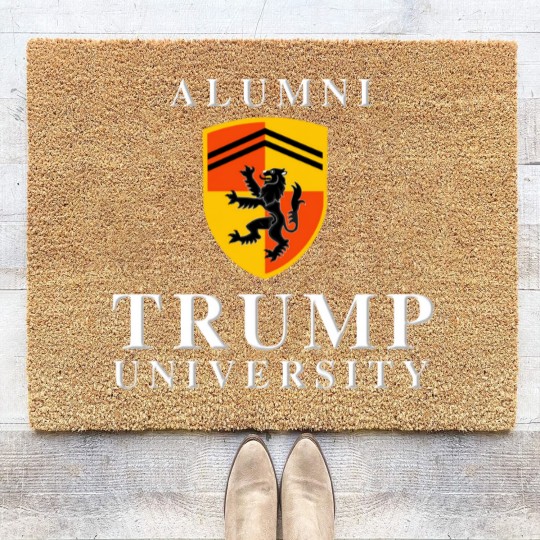 Discover Trump University Alumni Coir Doormats