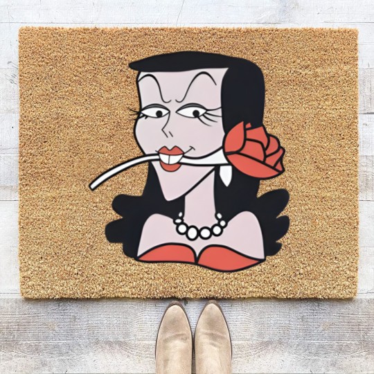 Discover Kurt Cobain Natasha Fatale Vintage Coir Doormats