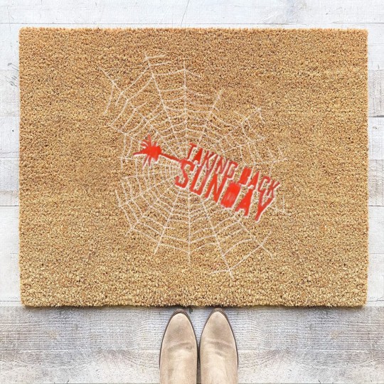 Discover Taking Back Sunday Coir Doormats | Vintage Y2K American Rock Band Music Black VTG