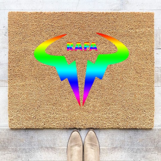 Discover rafael nadal logo Coir Doormats