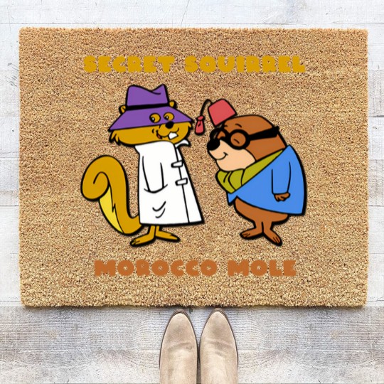 Discover Secret Squirrel and Morocco Mole Coir Doormats