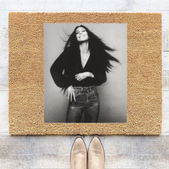 Discover Retro Cher's Gift Men Women Coir Doormats