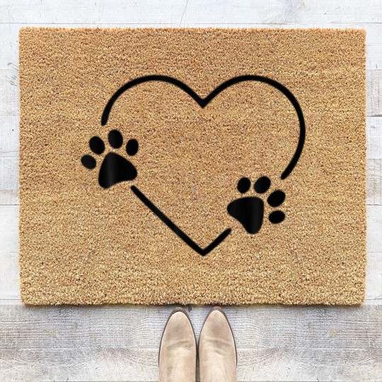 Discover Dog Heart Dog Paw Dog Mom Dog Mama Coir Doormats