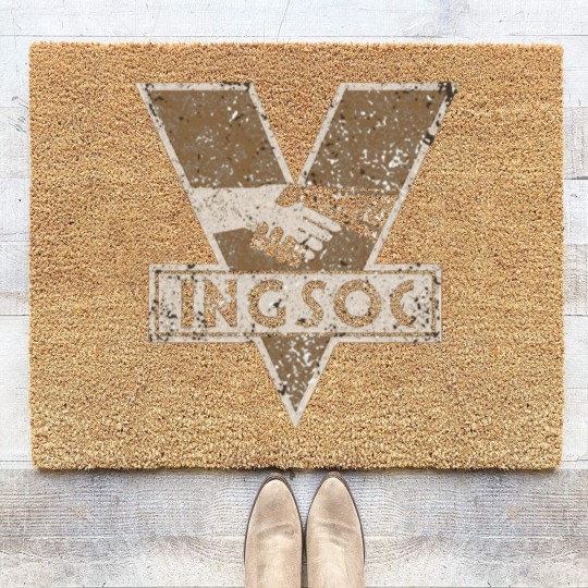 Discover INGSOC LOGO - Sci Fi - Coir Doormats