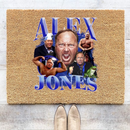 Discover ALEX JONES Coir Doormats - InfoWars, Gay Frogs, meme. funny  Coir Doormats