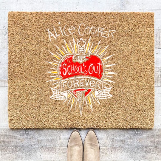 Discover Alice Cooper - Vintage School's Out Forever Coir Doormats