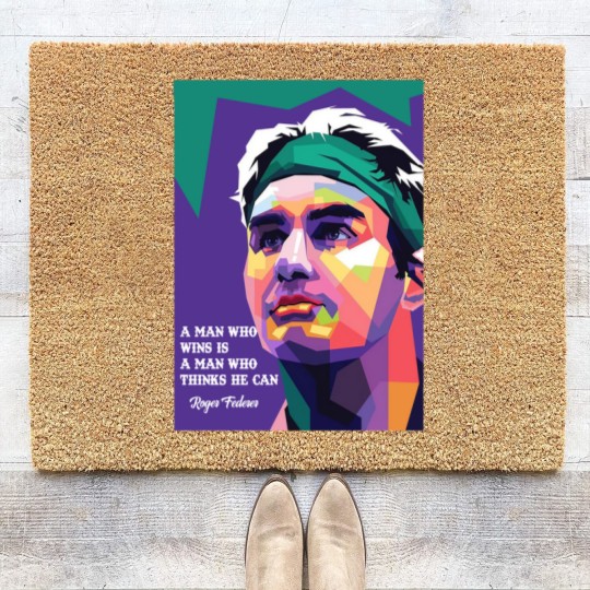 Discover Roger federer motivation - Roger Federer - Coir Doormats