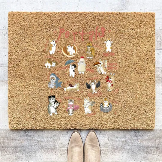 Discover Melanie Coir Doormats, Melanie Cat Portals Coir Doormats, Retro Portals Tour