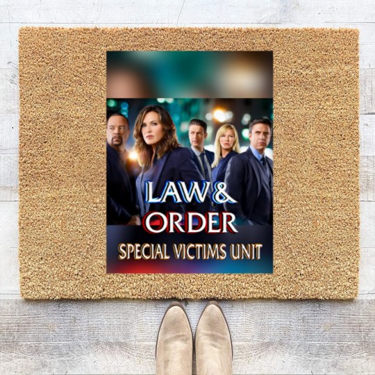 Discover law and order svu Coir Doormats