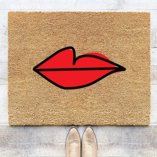 Discover Red Lips As Seen On Villanelle - Killing Eve S2 - Killing Eve - Coir Doormats