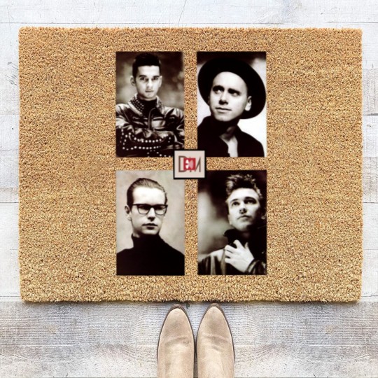 Discover Depeche Mode USA Tour 1988 Coir Doormats, Depeche Mode Vintage Coir Doormats, Depeche Mode Merch
