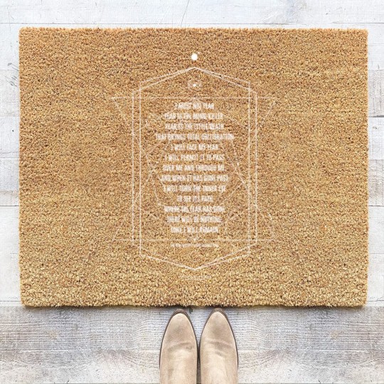 Discover Bene Gesserit Litany Coir Doormats