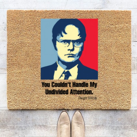 Discover Undivided Attention - Dw Schrute - Coir Doormats