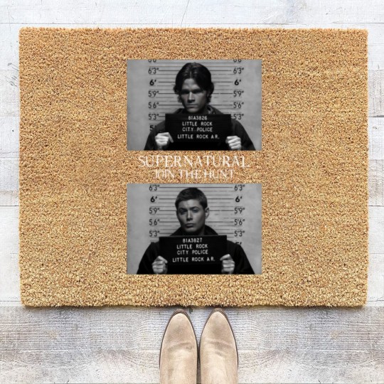 Discover Supernatural Mugshots Coir Doormats