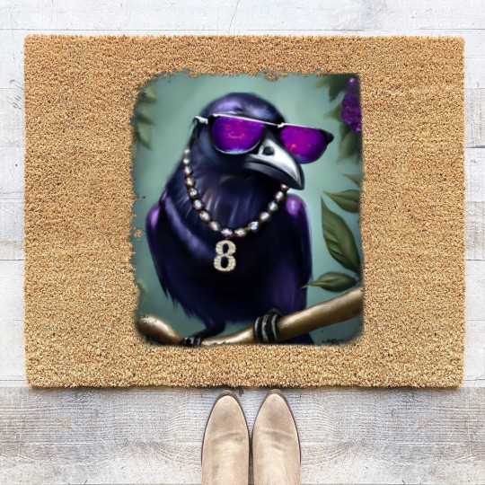 Discover Lamar Jackson Vintage Coir Doormats, Lamar Jackson Ravens Football Coir Doormats - Lamar Jackson Coir Doormats