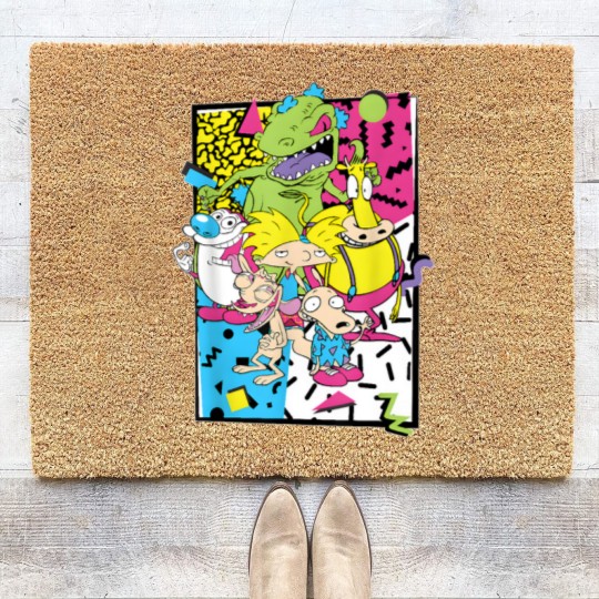 Discover Old School Cartoons 90's Coir Doormats