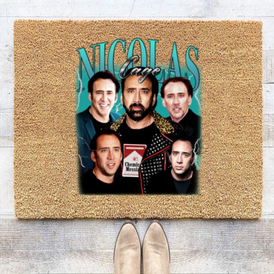 Discover Nicolas Cage Coir Doormats