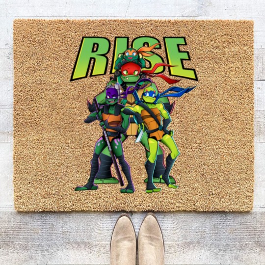 Discover Rise of the Teenage Mutant Ninja Turtles! Coir Doormats