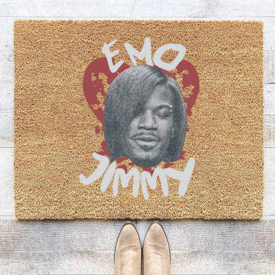 Discover Emo Jimmy Butler Coir Doormats,  Retro American Basketball Bootleg Gift