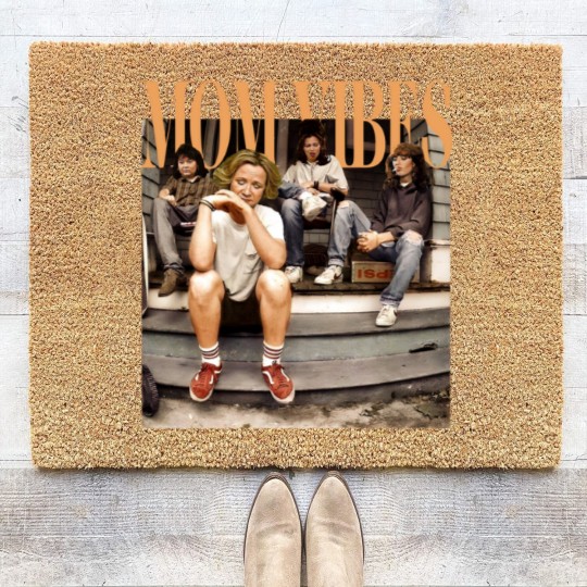 Discover Mom Vibes Thug Life  Coir Doormats, Vintage 90s Mom Vibes Coir Doormats, 90s Mom Vibes Coir Doormats