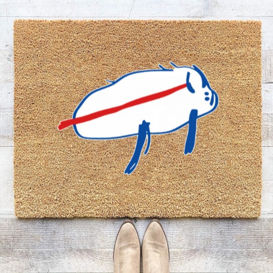 Discover Josh Allen Bills Potato Classic House Flags Coir Doormats